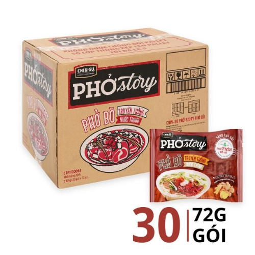 [VN40041] Phở story 72gr thùng 30 gói