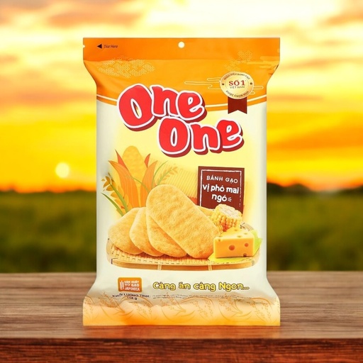 [VN00187] Bánh gạo One One Cheese 20x150gr